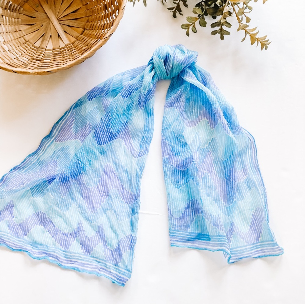 Scarves by Vera | Vintage Silk Sheer Scarf